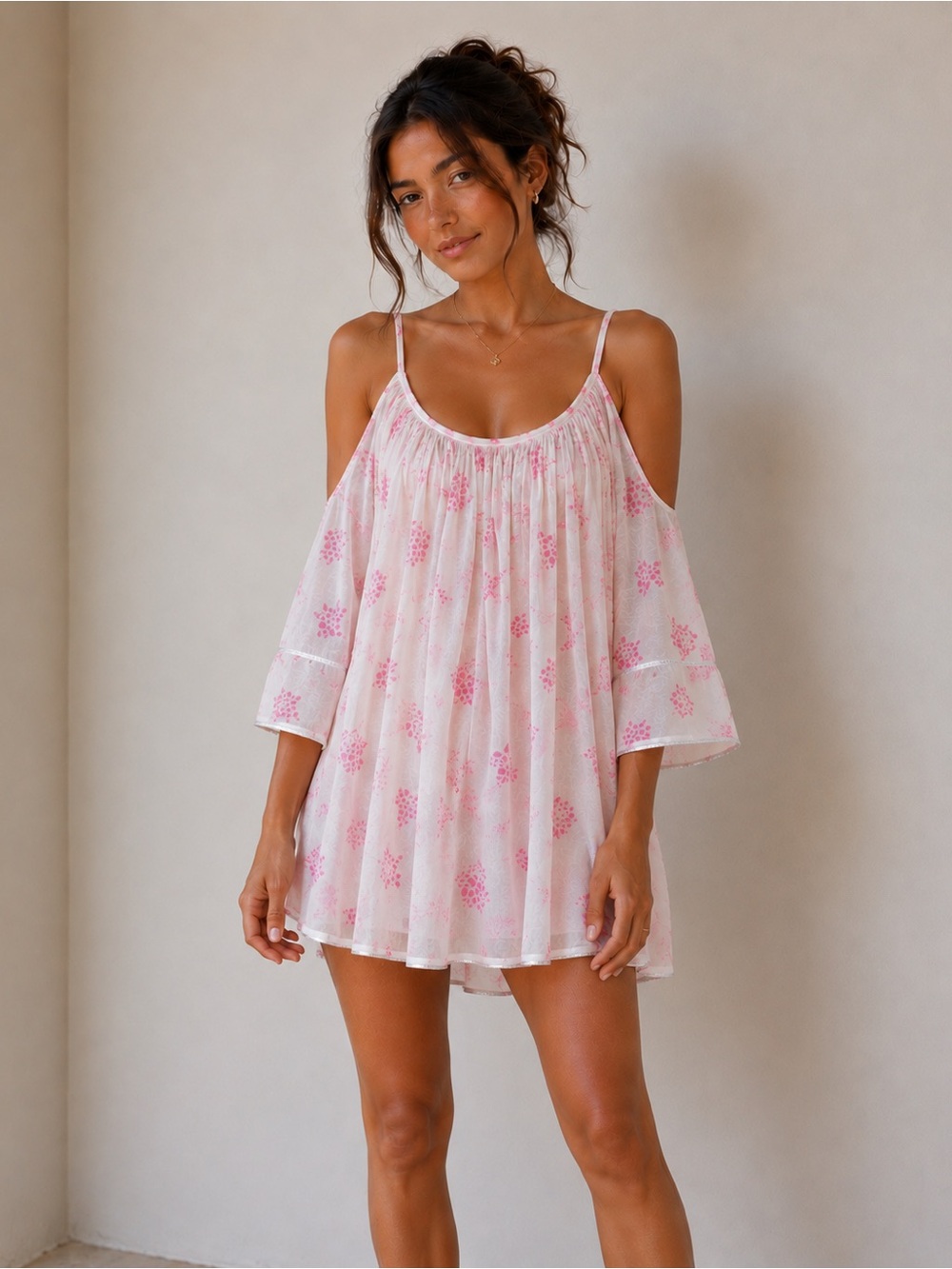 Ivy Jane Top Blouse S Off Shouders Flowing Breezy Boho Beachside Oversized